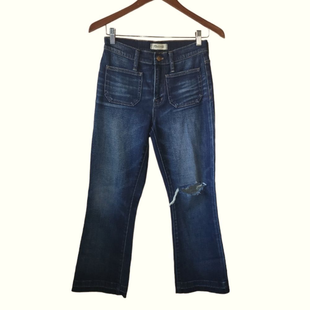 Madewell Cali Denim Boot Jeans High Rise Medium Wash Size 26